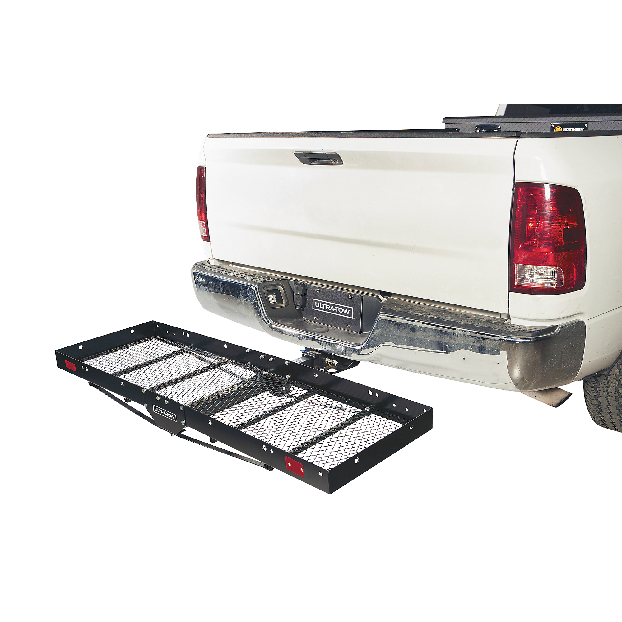 Ultra-Tow Steel Folding Hitch Cargo Carrier, 60in., 750-Lb. Capacity